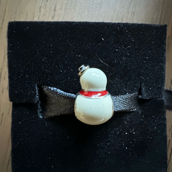 Pandora Sterling Silver Happy Snowman Charm - Picture 3 of 4